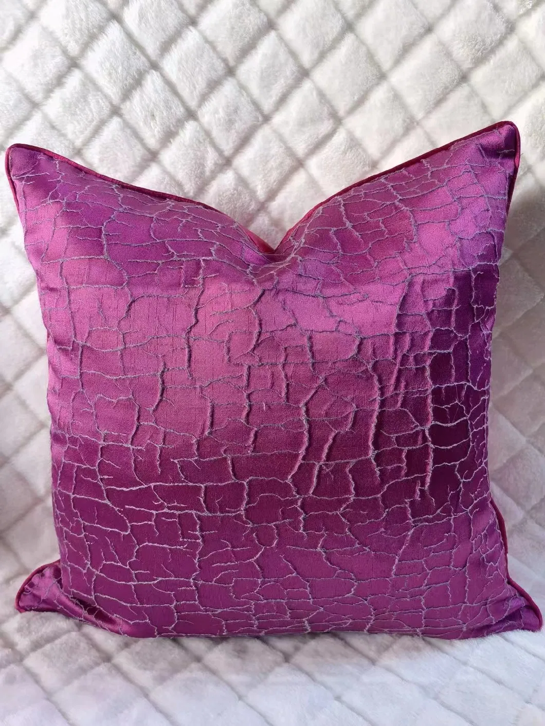 Bright Face Purple Lightning Pattern Pillow, Waterproof Pillow Without Pillow Core